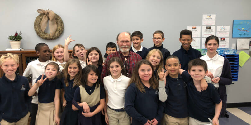 Mr. Phillips and class