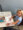 Kindergarten Student coloring a picture