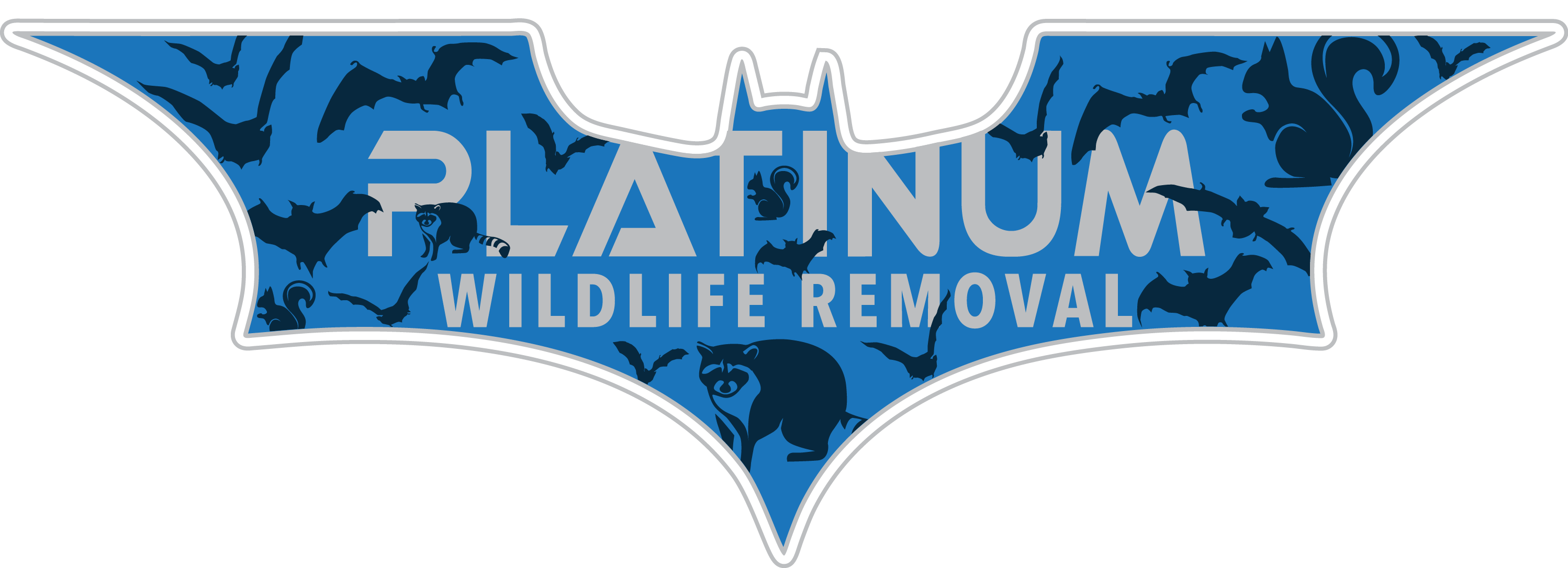 Platinum Wildlife Removal Batman Design Logo