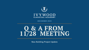 Q & A From 11/28 Informational Meeting
