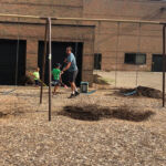 spreading-topsoil-on-playground